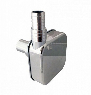 Сифон Go-Plast для СМ Ø25/32 наружный пластиковый ABS ХРОМИРОВАН