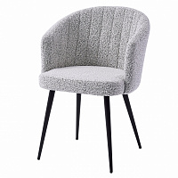 Стілець обідній Ліон сірий / чорний