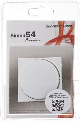 Светорегулятор Simon 54 250 Вт 20 IP белый DS9L.01/11