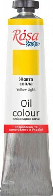 Краска масляная Желтая светлая 326506 60 мл Rosa Studio