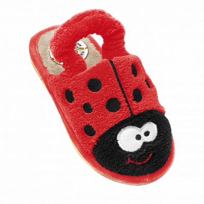 Тапочки детские для девочки Home Story р.24-25 красный 211063-7 