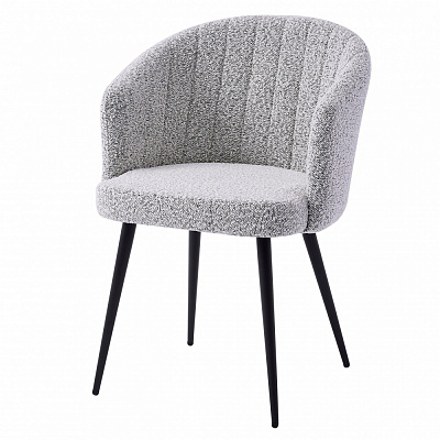 Стул обеденный Лион серый / черный