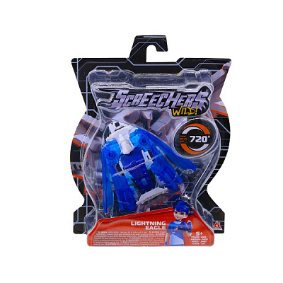 Машинка-трансформер Screechers Wild S4 L0 Лайтнинг Игл 1:32 EU685003