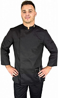 Кітель кухаря Lux-Form Black р. 52 чорний