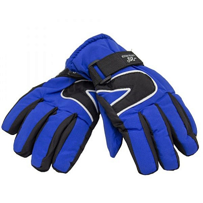 Рукавички дитячі лижні 21 см блакитний 517236