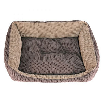 Лежак FX home Armando Brown 45х37х15 см коричневый