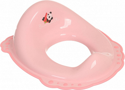 Накладка детская на унитаз Bambinelli с резинкой розовый 39x30x13.5 см