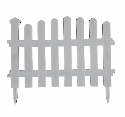 Огорожа для газону Мадера біла