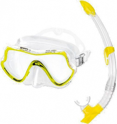 Набор для плавания Mares CL.BL PURE VISION 411736/CL.YL р.универсальный желтый