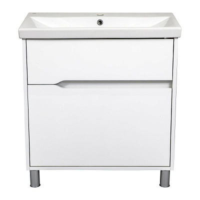 Тумба на ніжках Aqua Rodos Сідней 80 білий глянець з умивальником