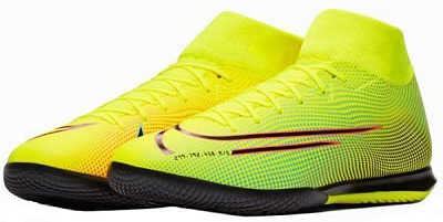 Бутси Nike SUPERFLY 7 ACADEMY MDS IC BQ5430-703 р. US 9 жовтий-салатовий