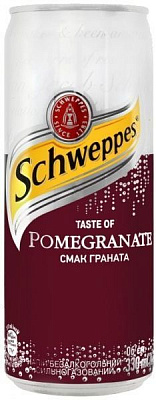 Безалкогольный напиток Schweppes Гранат 0,33 л (5449000030856) 