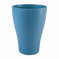Стакан для напоїв сизо-блакитний пластик 250 мл Алеана 