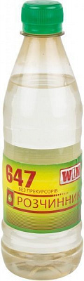 Растворитель 647 без прекурсоров WIN 0,5 л 0,35 кг