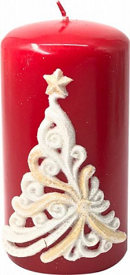 Свеча Ель красная резьба 70х120 мм Pako-If