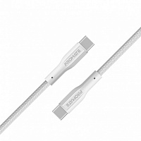 Кабель Promate xCord-CC USB-C to USB-C 3А 1 м 1 м білий (xcord-cc.white) 