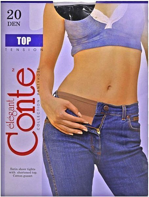 Колготки Conte TOP 20 den nero р. 4 черный 