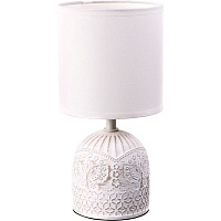 Настільна лампа декоративна Accento lighting 1x40 Вт E14 білий ALT-T-D4030W 