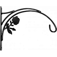 Кронштейн декоративний Грин Бэлт Троянда для підвісних кашпо 30х2x28 см