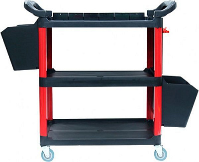 Візок інструментальний G.I.Kraft (3 відкриті полиці, 2 навісних ящика) GI37103