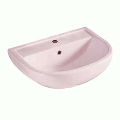 Умивальник RAK Ceramics Compact 55 см рожевий