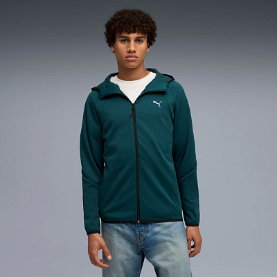 Джемпер Puma EVOSTRIPE Warm FZ Hoodie 68823775 р.M зелений