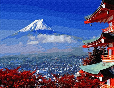 Картина по номерам Вид на гору bk_1005 BookOpt 