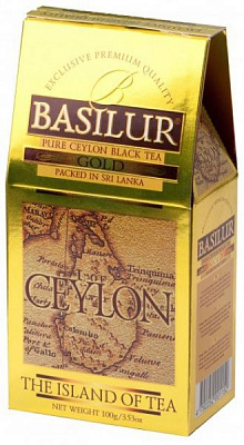 Чай черный Basilur Чайный Остров Цейлон Золотой 100 г 