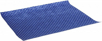 Фетр с принтом Горох синий, 165096 1 мм, 33х42,5 см