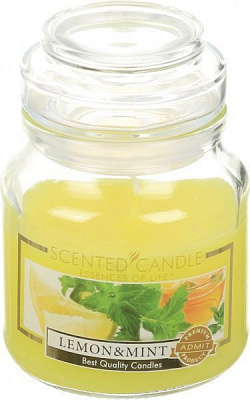 Свеча в банке лимон-мята ТО 205