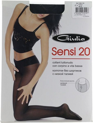 Колготки Giulia Sensi 20 den р. 4 черный 