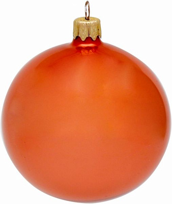 Шар стеклянный d80 светло-розовый