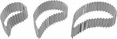 Набір форм для печива Сльоза 125x75x30 3 шт.