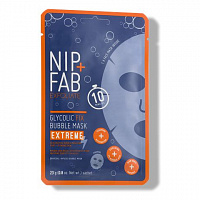 Маска тканевая для лица Nip+Fab с гликолевой кислотой и кислородом Extreme 23 г 1 шт.