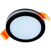 Світильник точковий Светкомплект LED SDF 07R 7W 4500K BK 7 Вт 4500 К чорний 