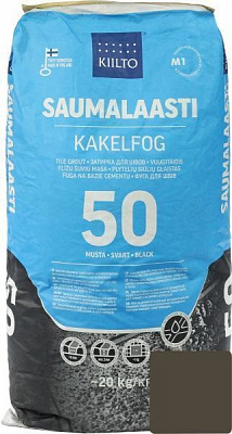 Фуга Kiilto Kesto 50 20 кг чорний