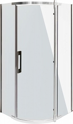 Душевая кабина ScandiSPA Fortuna JY050G 90х90 профиль хром, стекло графит