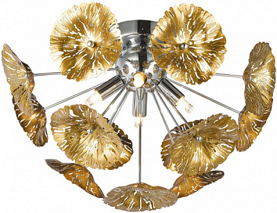 Люстра потолочная Victoria Lighting 4xG9 золото Haley/PL4 