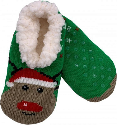 Обувь домашняя La Nuit Home Новогодние р. 38-40 зеленый 