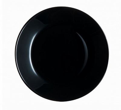 Тарелка десертная Zelie 18 см черная Q8456 Luminarc