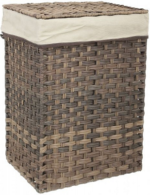 Корзина плетеная с текстилем Tony Bridge Basket 39х30х56 см JC16-2AB-1 