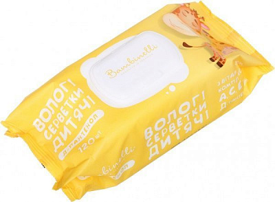 Детские влажные салфетки Bambinelli Д-пантенол 120 шт.