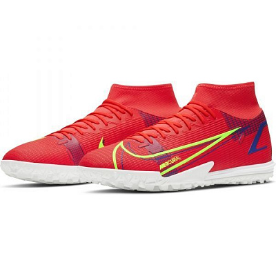 Сороконожки Nike Mercurial Superfly 8Academy TF CV0953-600 р. US 10 серый