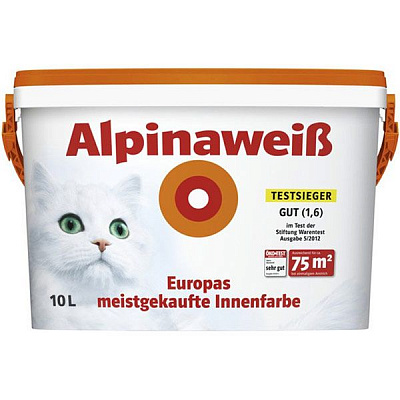 Фарба Alpina AlpinaWeiss Matt 10 л