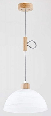 Підвіс ALFA 60349 1x60 Вт E27 білий Holiday