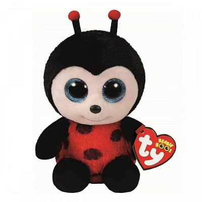 М'яка іграшка TY Beanie Boos 36850 Божа Корівка Izzy 15 см