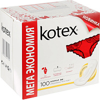 Ежедневные прокладки Kotex Normal 100 шт