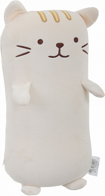 Подушка-іграшка HW Котик 43х22см білий BMPMIX0332/ivory