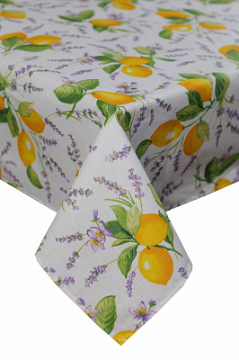 Скатертина Lemons & Lavender 136x136 см La Nuit