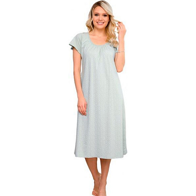 Нічна сорочка Roksana Kamelia 897/16131 р. 2XL ментолово-білий